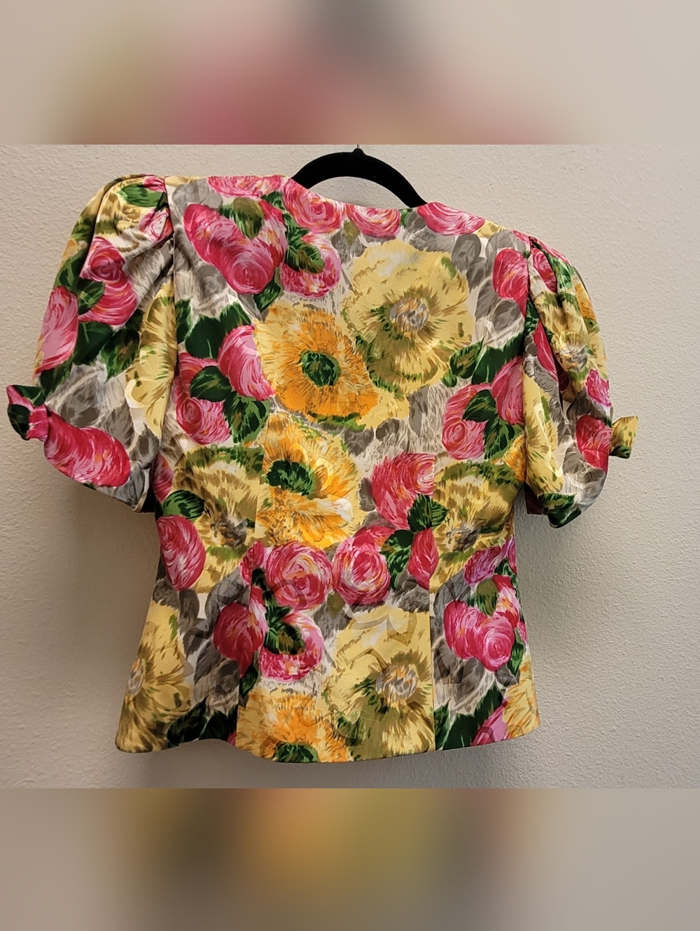 Vintage Joan Leslie Studio 100% Silk Top from 1970-1980 - Picture 3 of 5